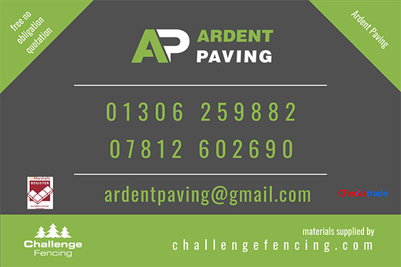 Ardent Paving Sign Board