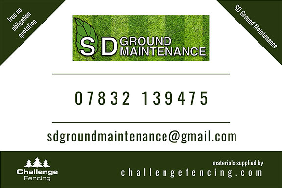 SD Ground Maintenance Sign Board