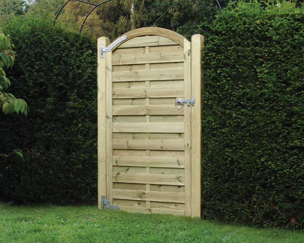 Arched Horizontal Gate 1.80m x 0.90m Pressure Treated Green