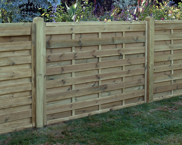 Square Horizontal Panel 1.80m x 1.20m Pressure Treated Green