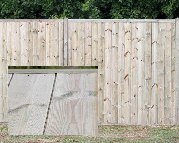 TGV Panel 1.83m x 1.22m Pressure Treated Green