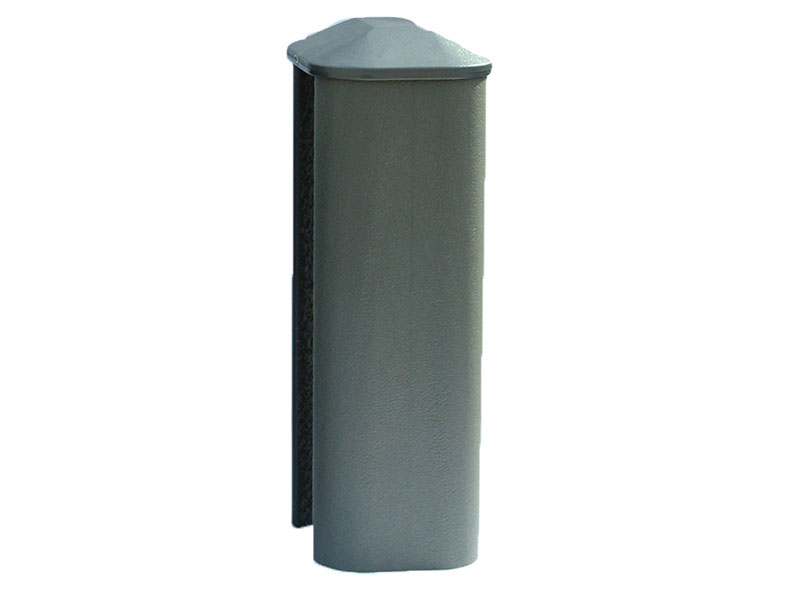 PVC Eco Fence Post 1.8m - Graphite (Grey)