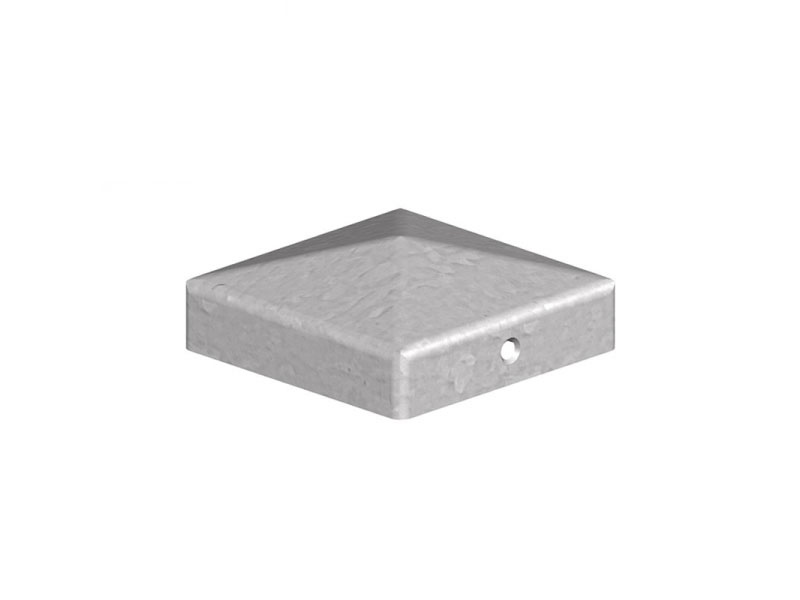 Metal Post Cap 100mm x 100mm Galvanised