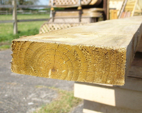 47mm x 150mm 3.0m Timber Board Pressure Treated Green