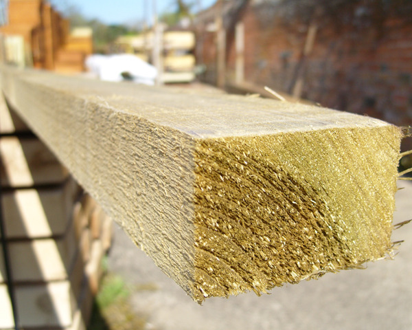 47mm x 75mm 3.0m Timber Rail Pressure Treated Green