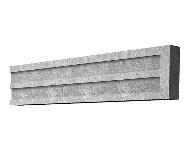 1.83m 300mm Concrete Gravel Board Recess