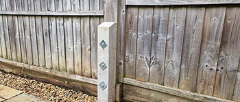 Concrete Repair Spur Saves Old Fence