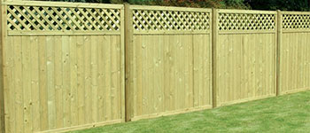 Garden Fences Tongue and Groove Lattice Top Panel