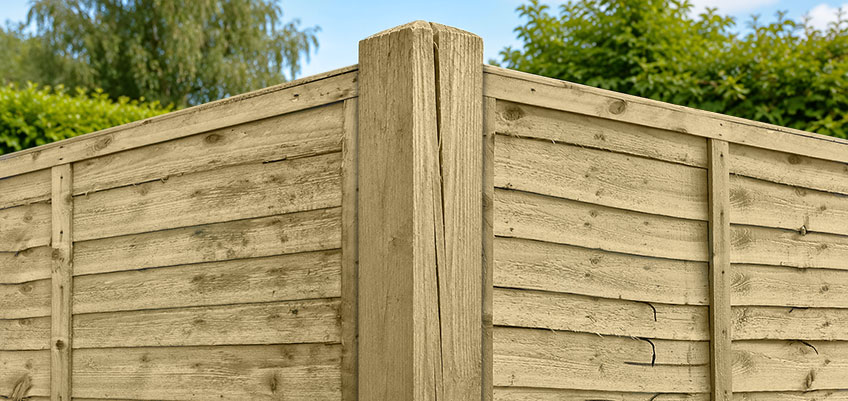 Why Do Wooden Fence Posts Split? | Timber Checking Explained