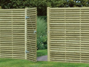 Harmony Double Sided (Slatted) Gate 1.8 x 0.9