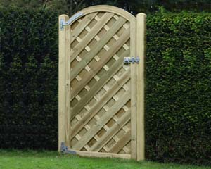 V Arched Gate 1.80m x 0.90m Pressure Treated Green