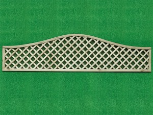 Diamond Lattice Trellis Panel - Omega