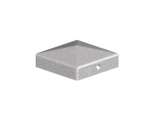 Metal Post Cap 100mm x 100mm Galvanised