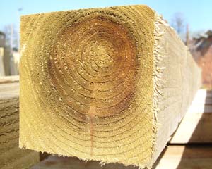 125mm x 125mm Timber Post HC4