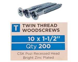 Twinthread Screws