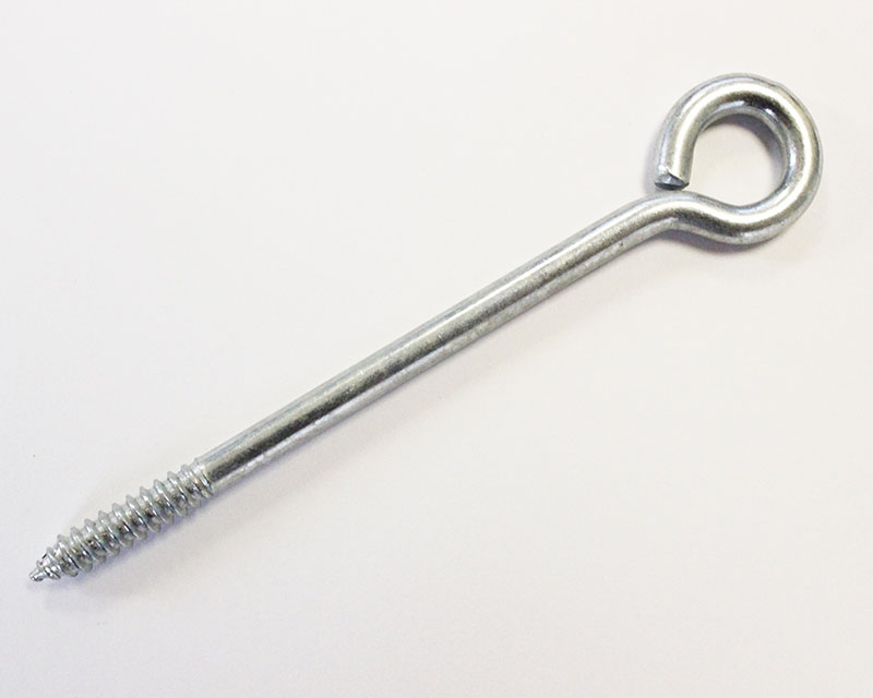 Bulk Hardware BH00318 Silver Tone Vine Eye, 4 Inch Pack Of 15, Screw-in Hooks - Canada