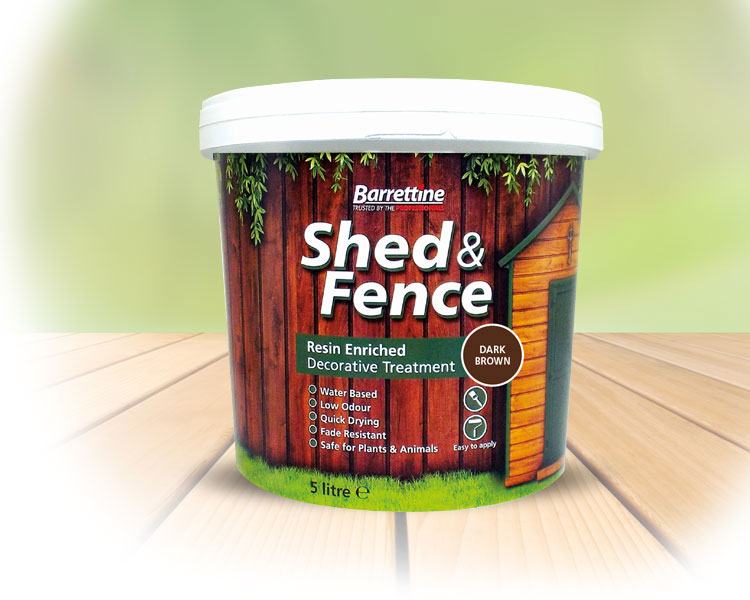 Shed Fence Treatment Dark Brown 5 ltr