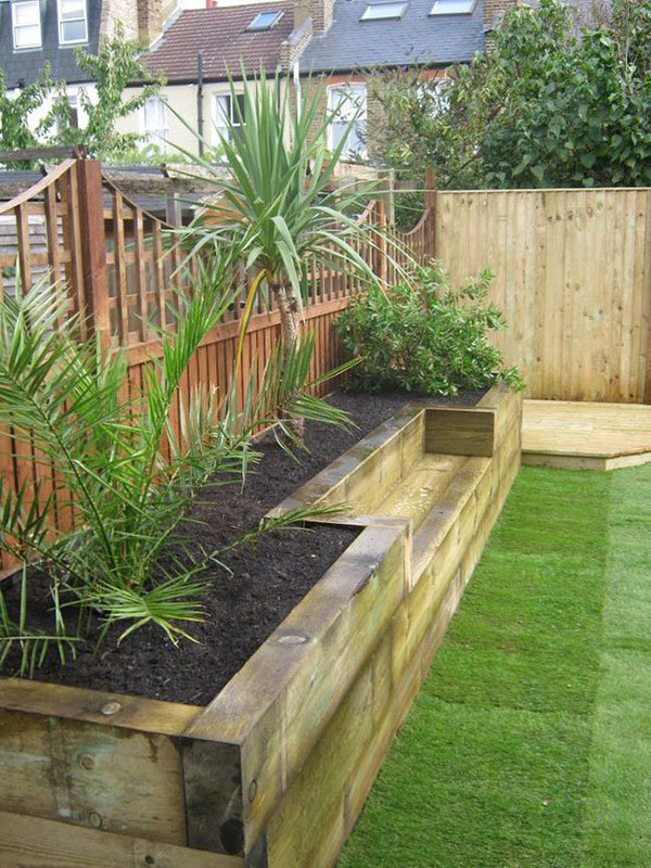 Garden railway sleepers from Challenge Fencing