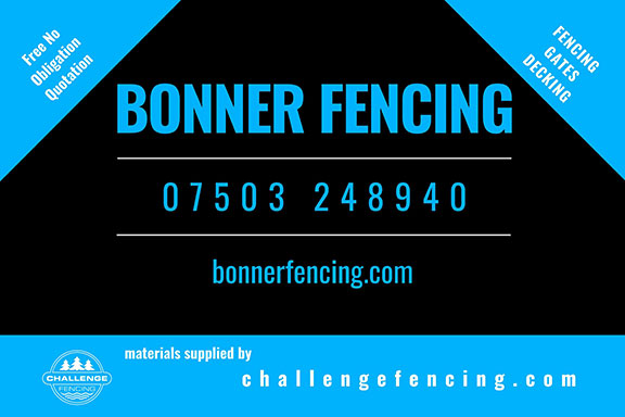 Bonner Fencing Sign Board