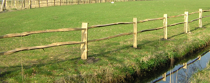 Chestnut Post and Rail Fencing