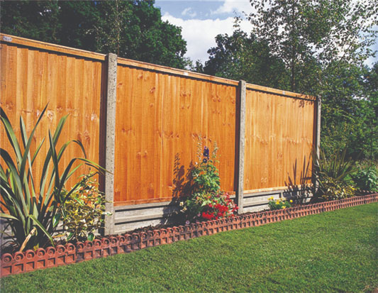 Concrete Posts used for Garden Fence Panels