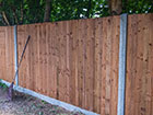 Featheredge Fencing Bay, also known as Close Board Fencing