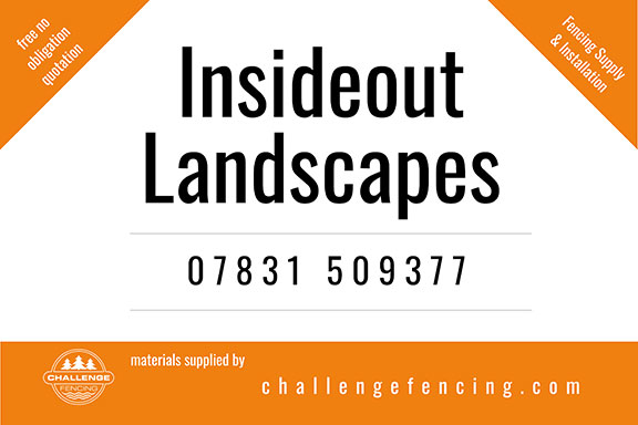 Insideout Landscapes Sign Board