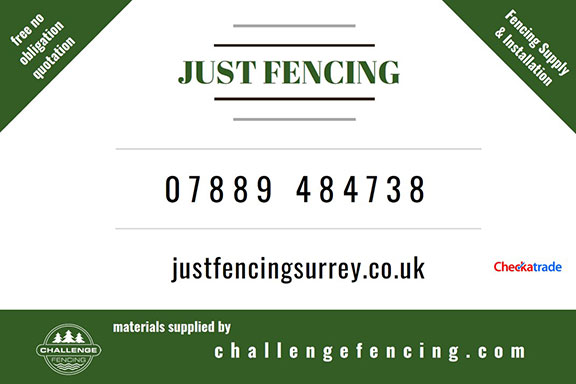 Just Fencing Sign Board