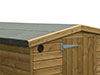 The Challenger Shed heavy duty mineral felt roof