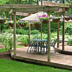 Pergola Decking Area