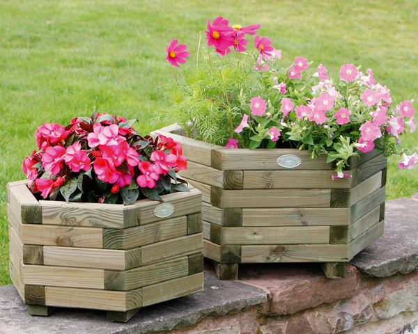Wooden Plant Containers 