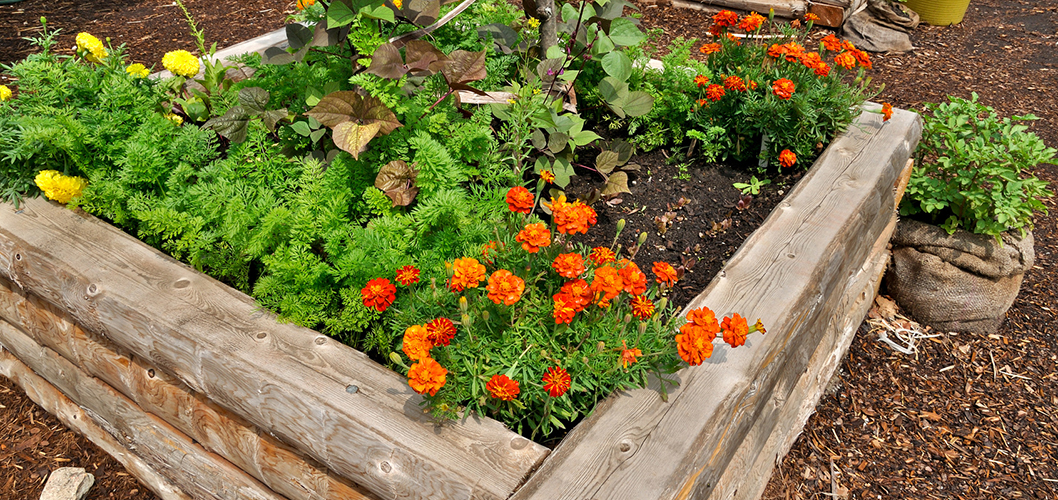 Planter made from sleepers