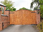 Example of bespoke driveway gate